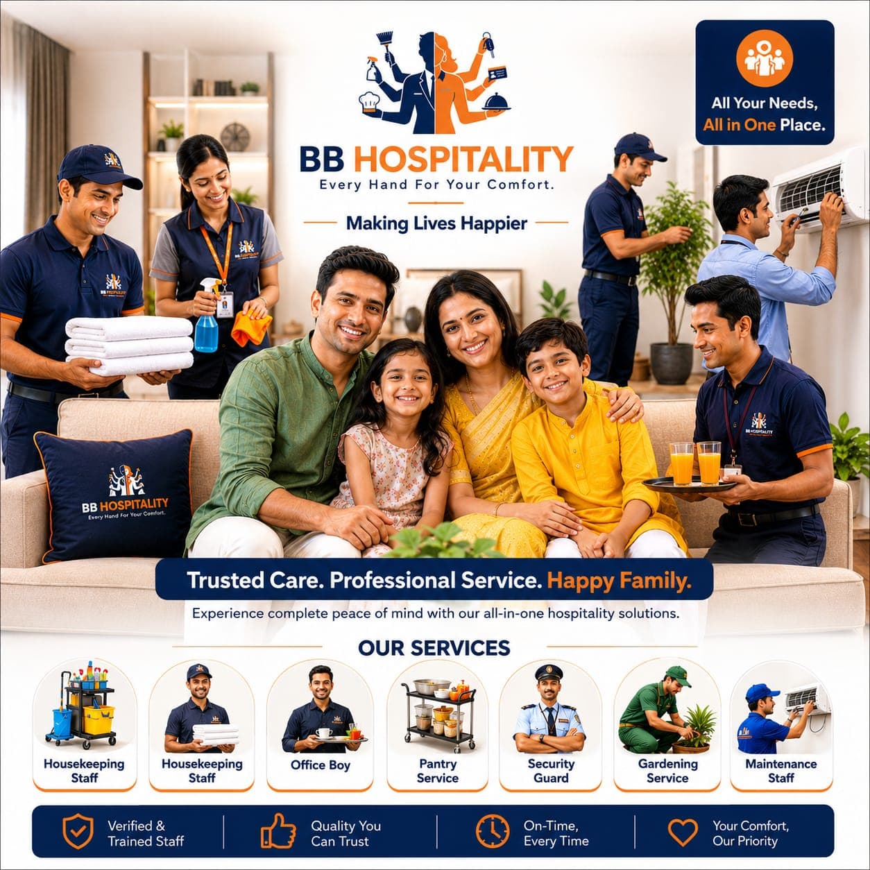 BB HOSPITALITY verified staff