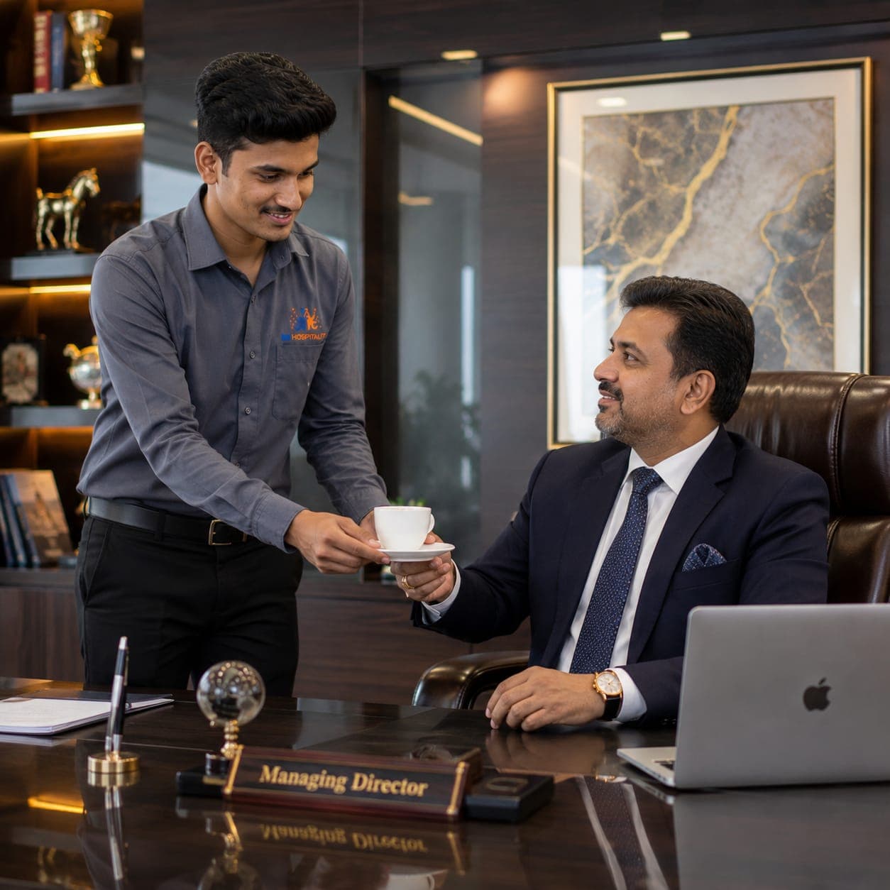 Choosing trained hospitality staff